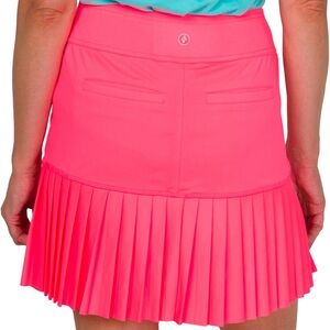Jofit Knife pleat skirt Calypso, new without tags. Back pockets.